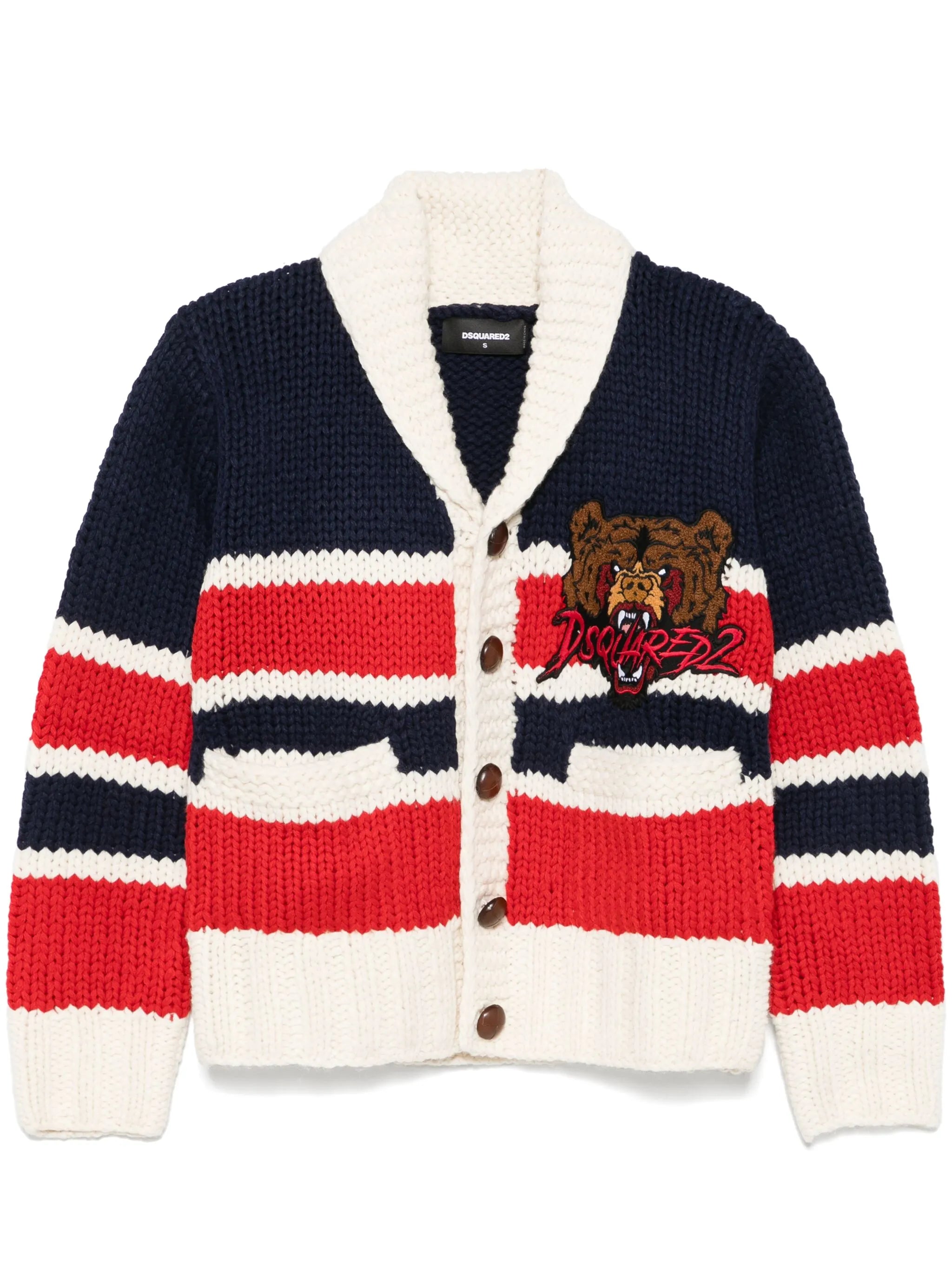Gestreifter Cardigan