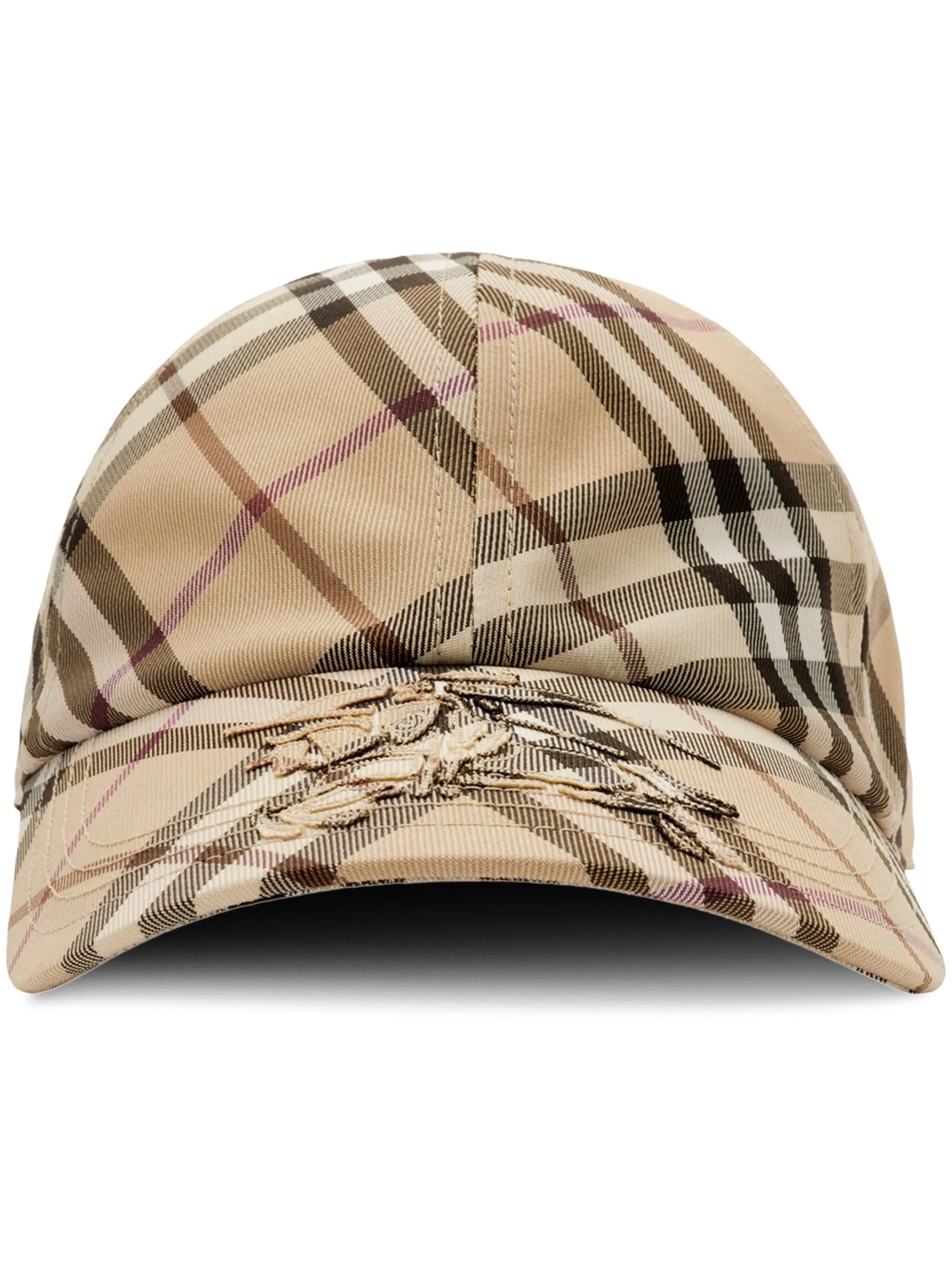 Baseballkappe mit Vintage-Check