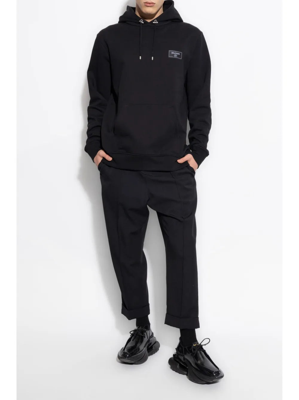 Hoodie mit Logo-Patch