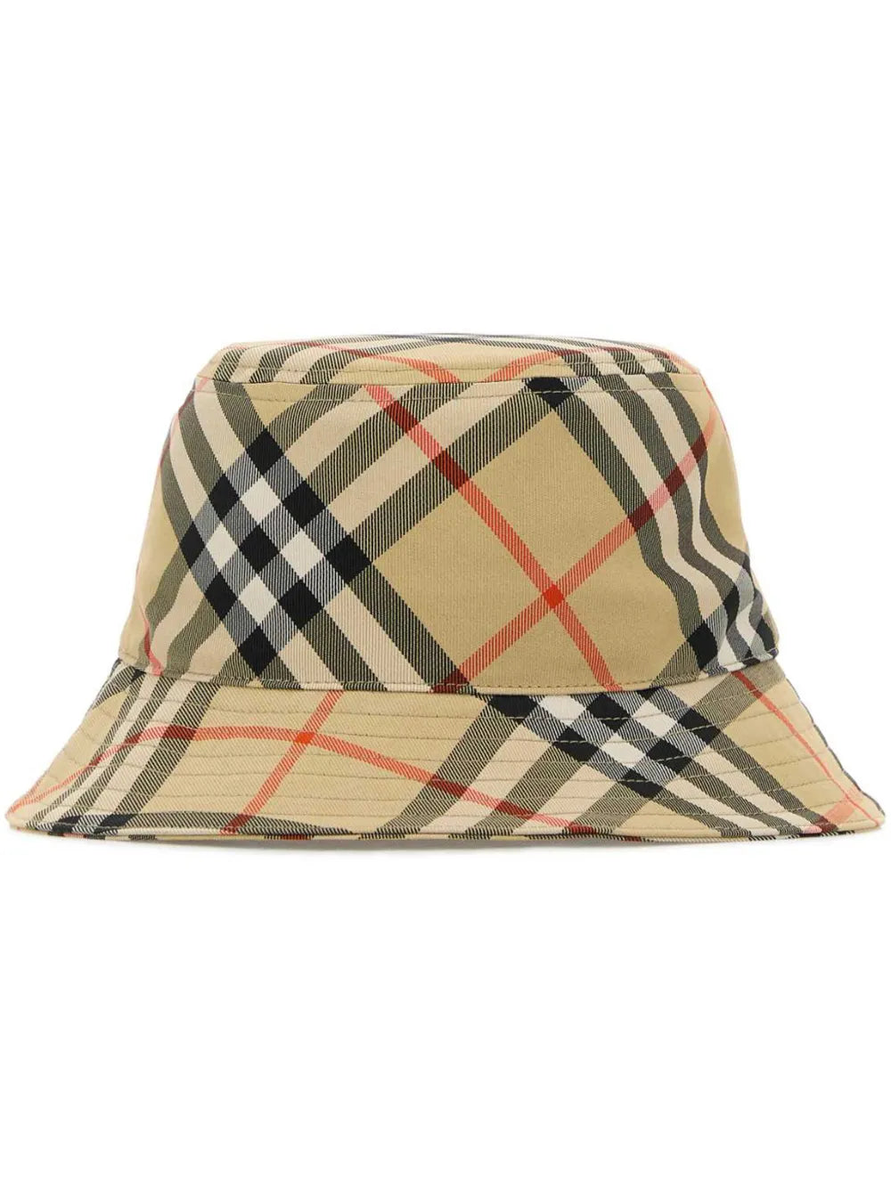 Fisherman’s hat with vintage check pattern