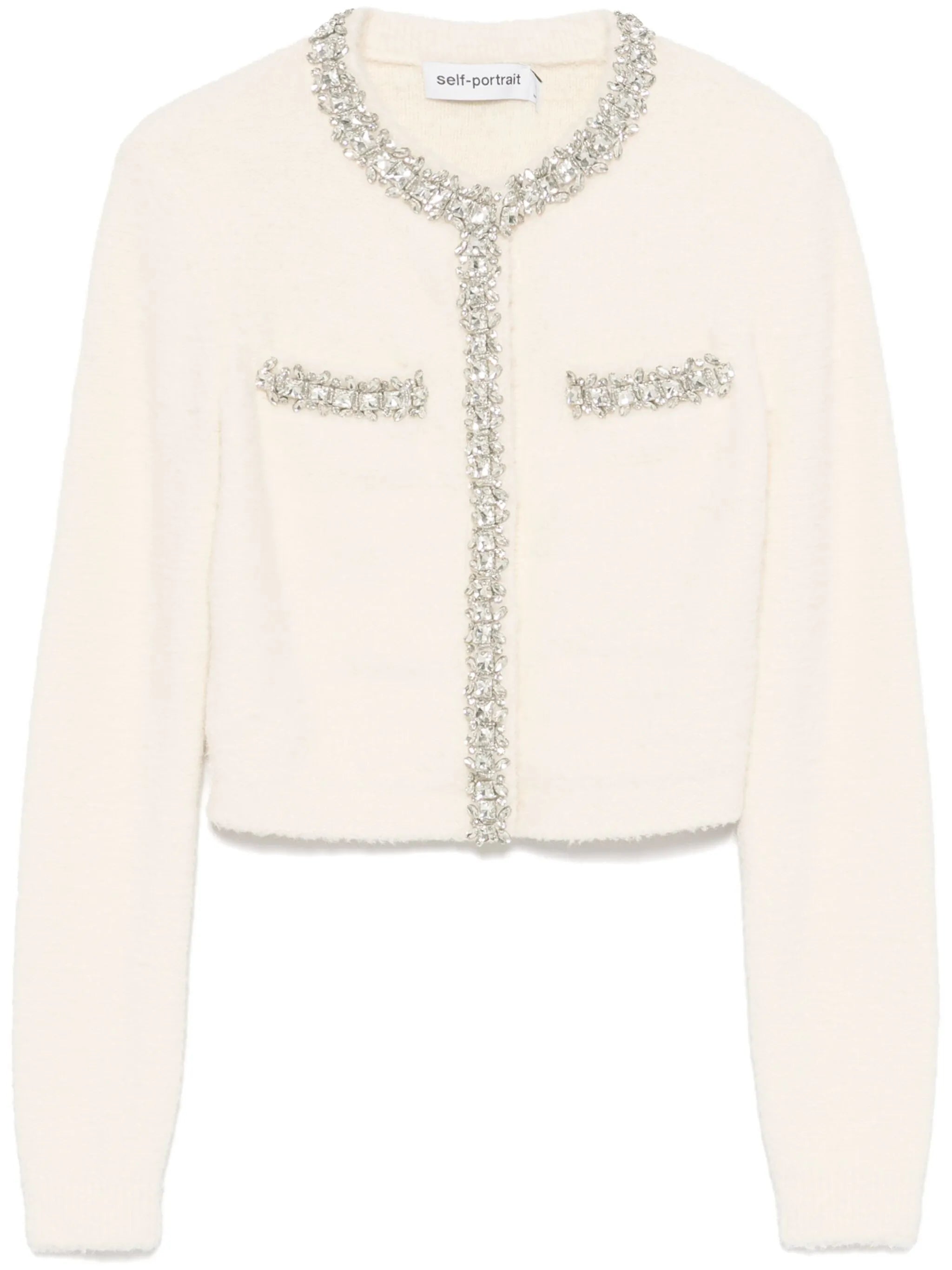 Cardigan mit Kristallen