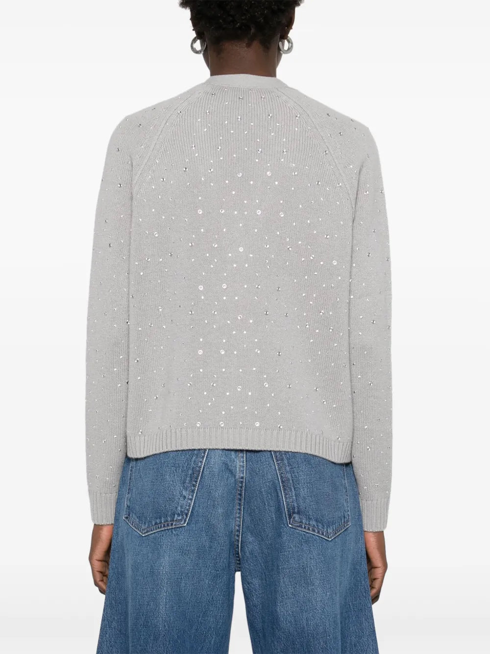 Cardigan with crystals
