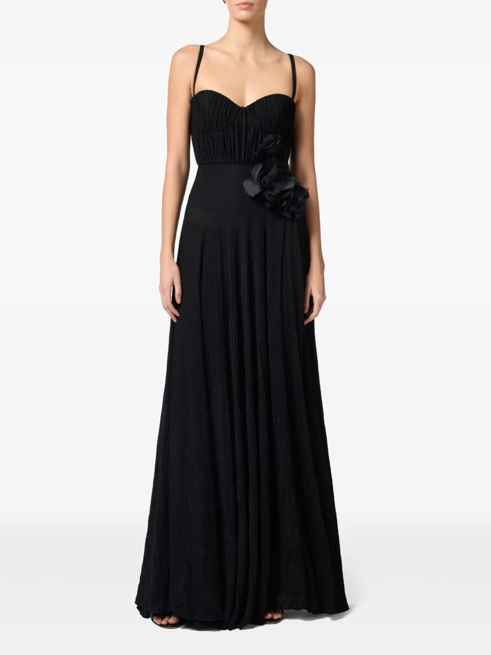 Kleid mit Blumenapplikation