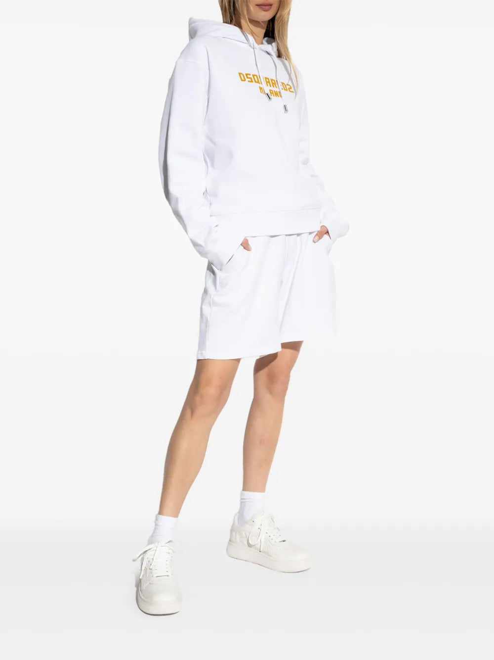 Hoodie mit Logo-Print