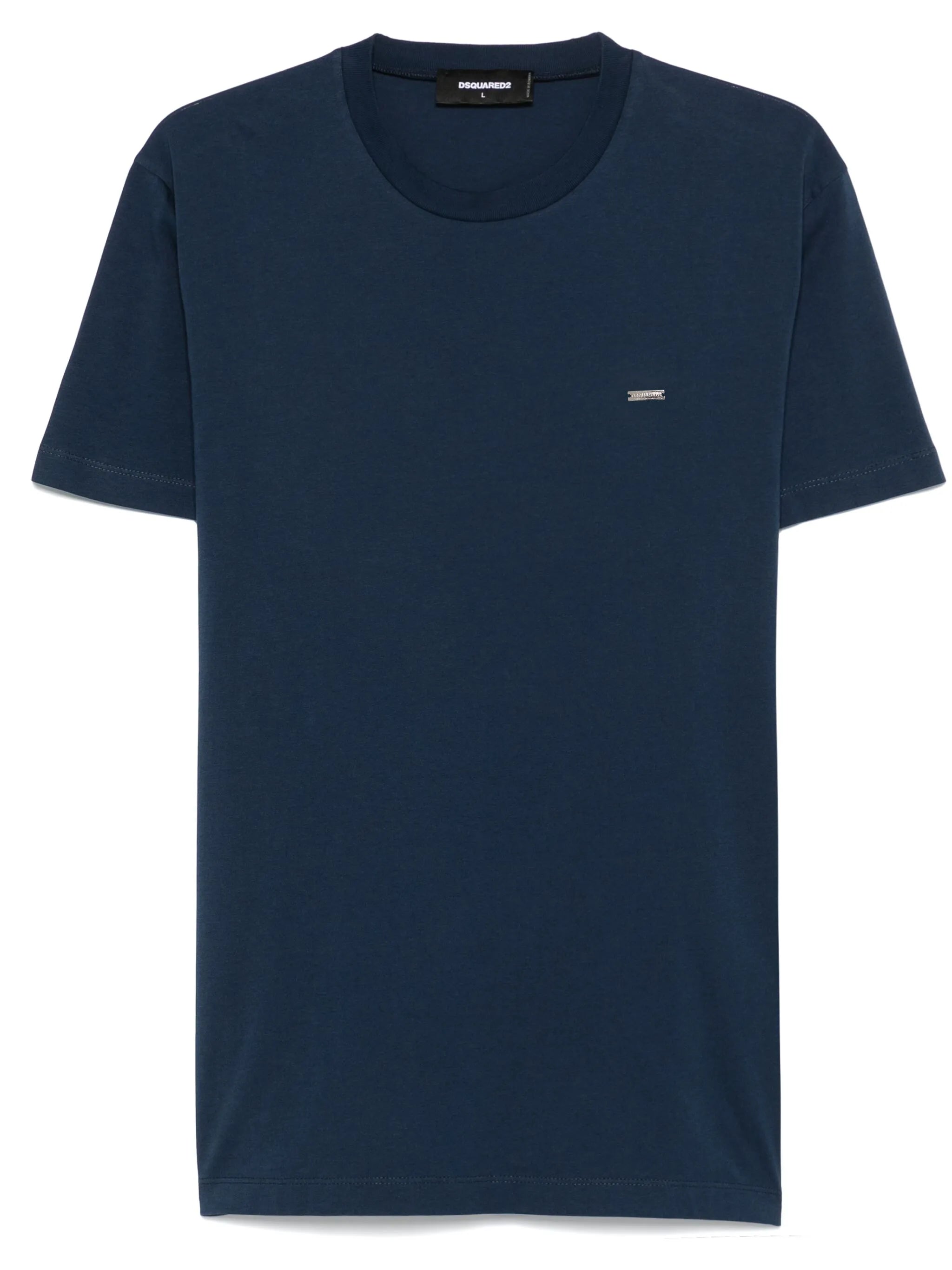 T-Shirt mit Logo-Schild