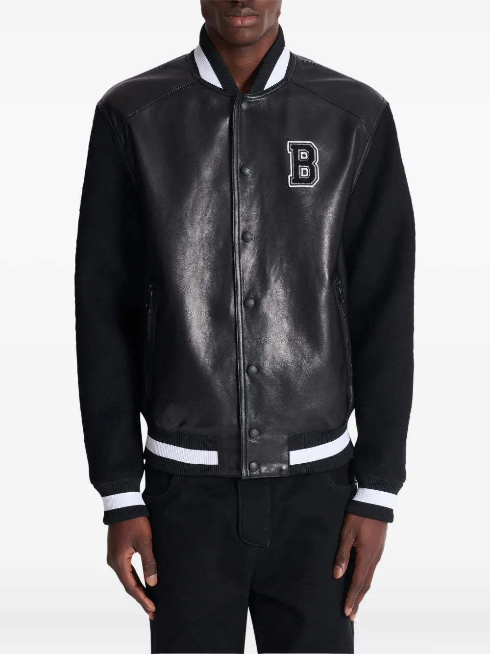Bomberjacke aus Leder