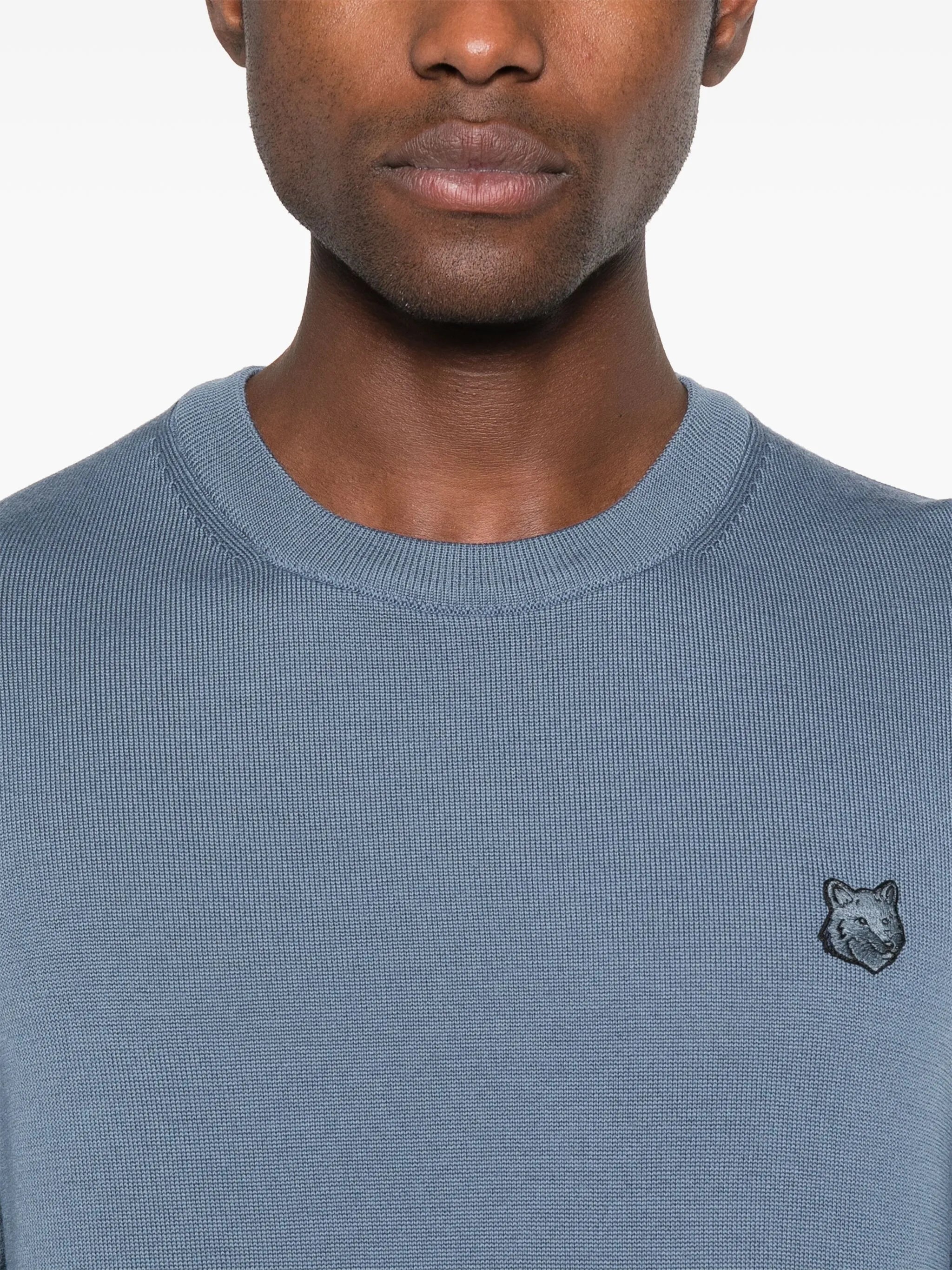 Pullover mit Bold Fox Head-Patch