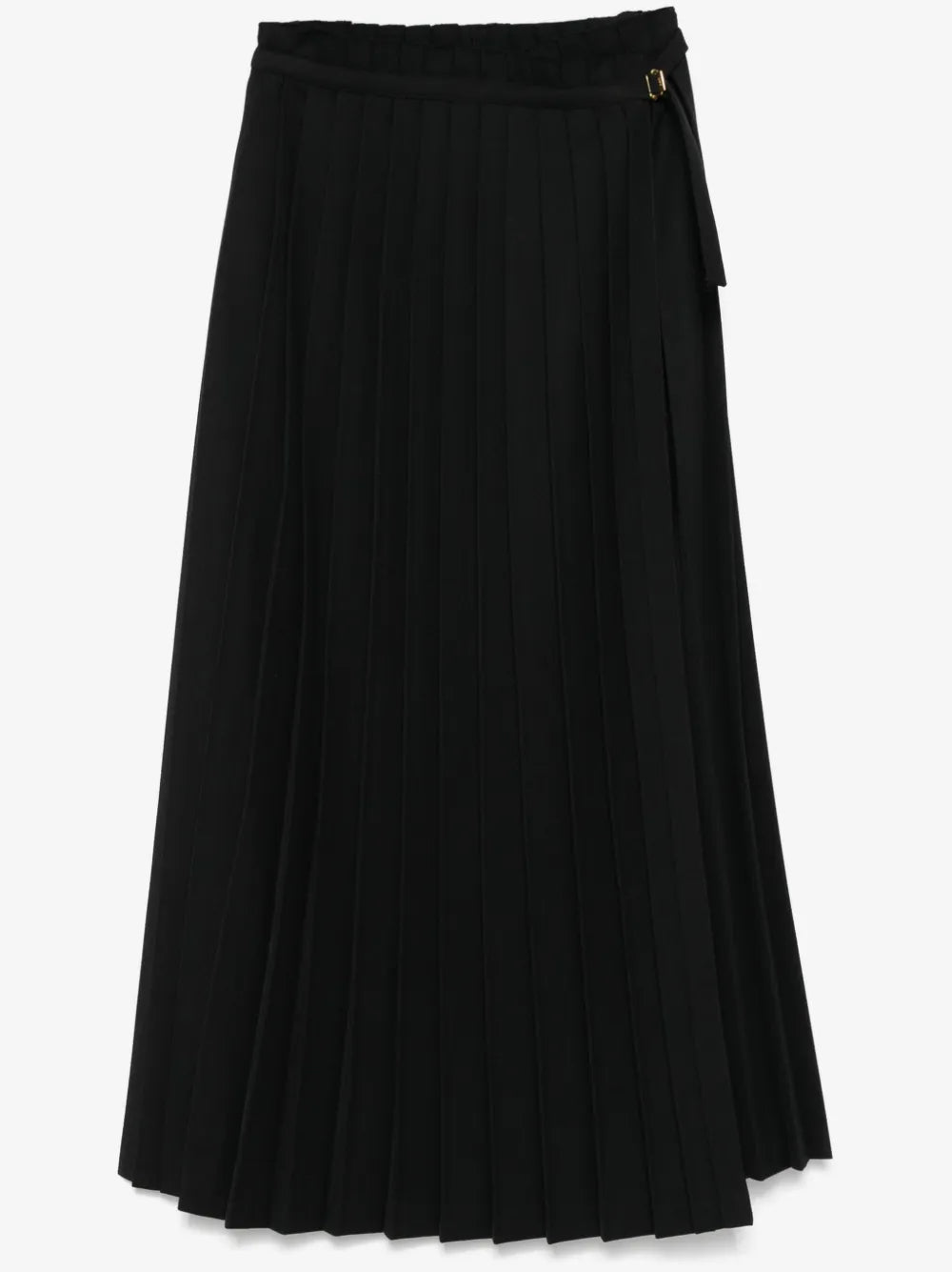 Maxi skirt with pleats