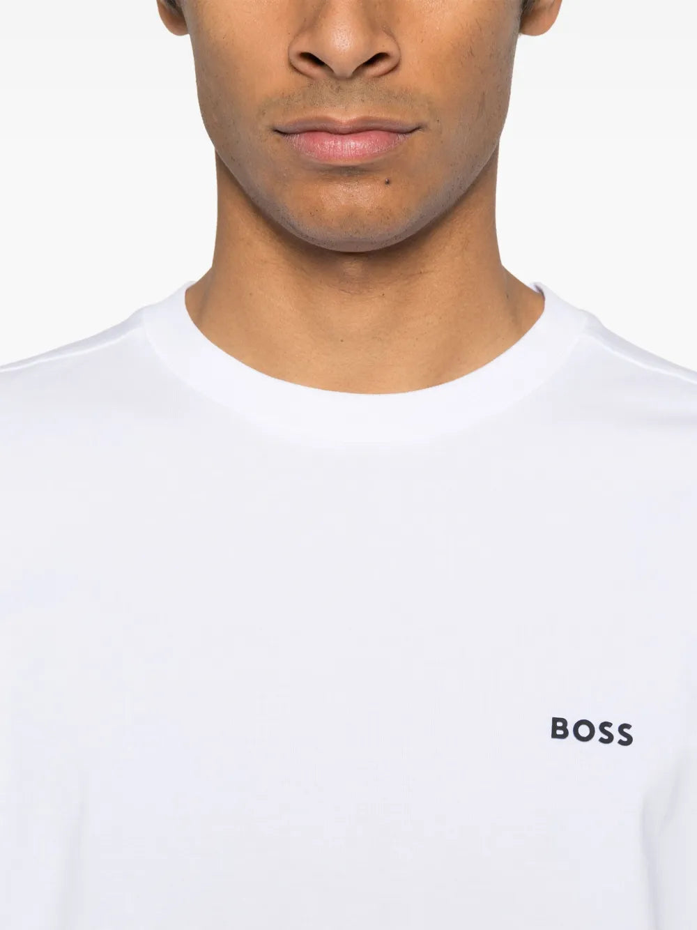 T-Shirt mit Logo-Streifen