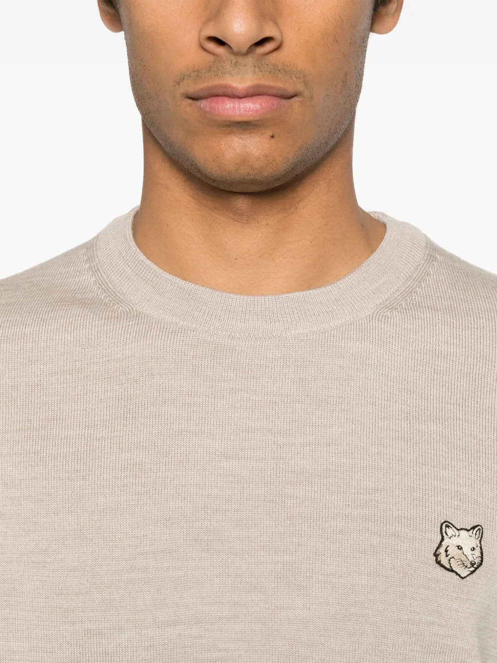 Pullover mit Bold Fox Head-Patch