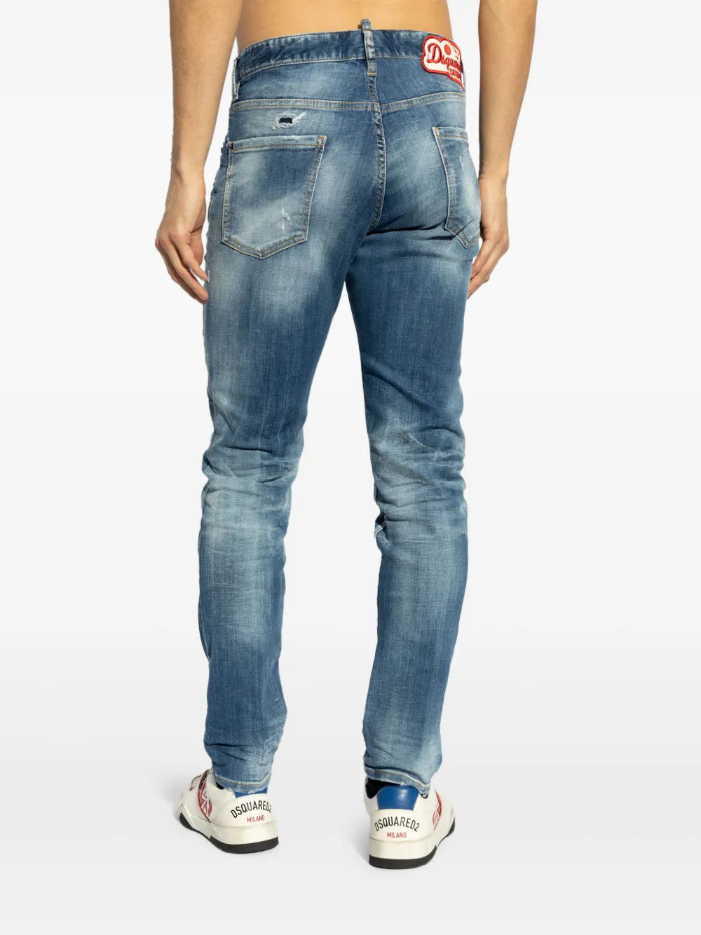 Jeans mit Logo-Patch