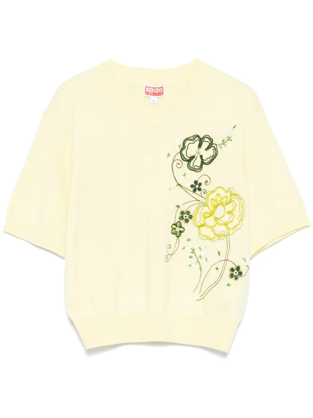 Verziertes Peonies T-Shirt