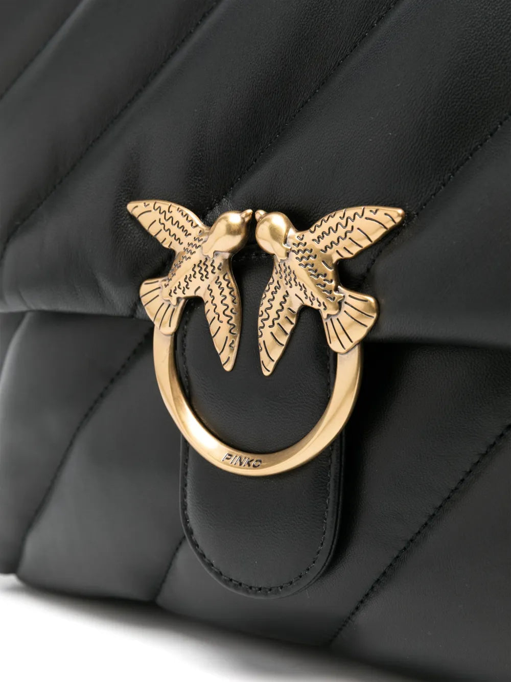 Große Love Puff Schultertasche