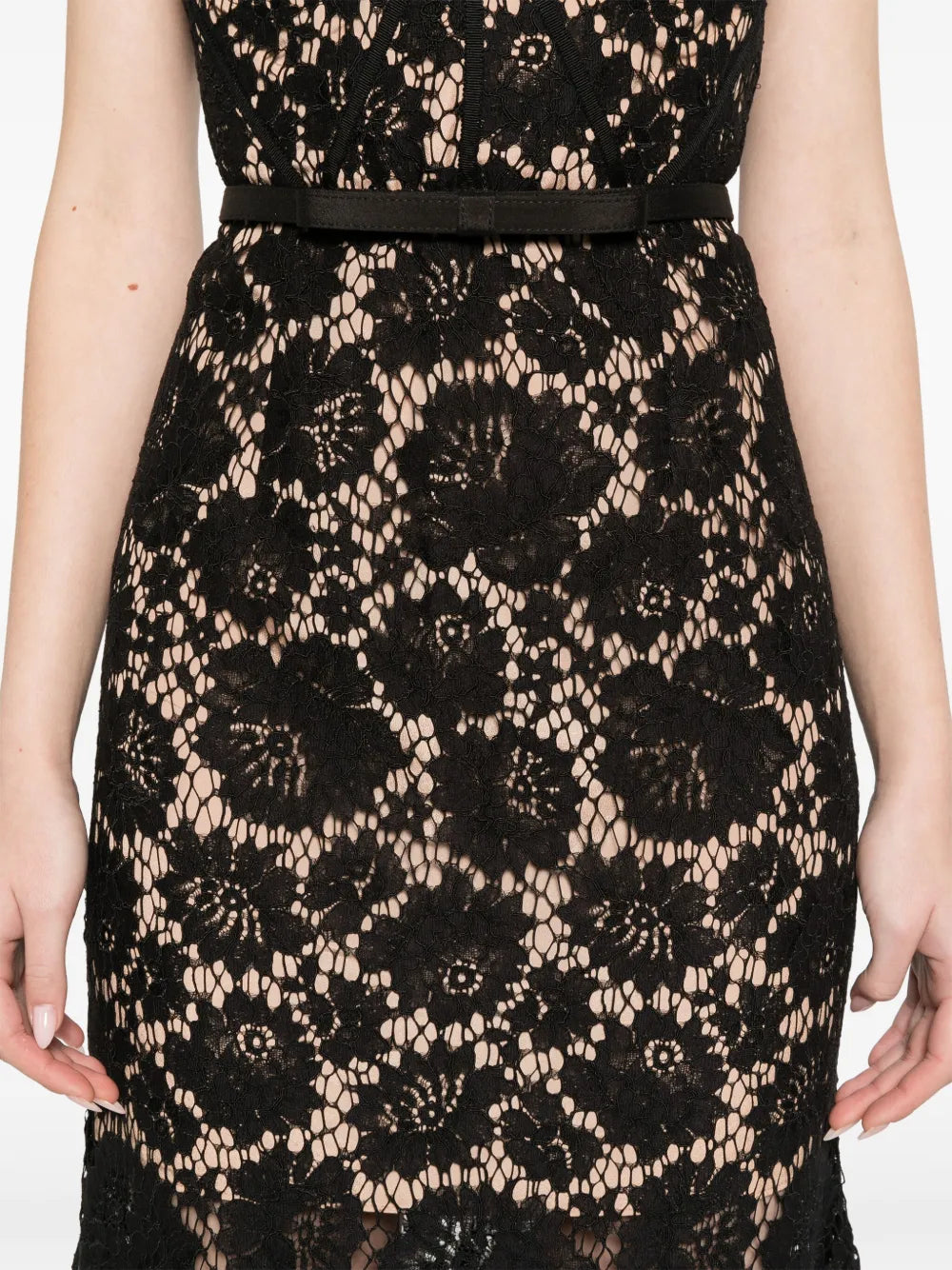 Midikleid aus Spitze