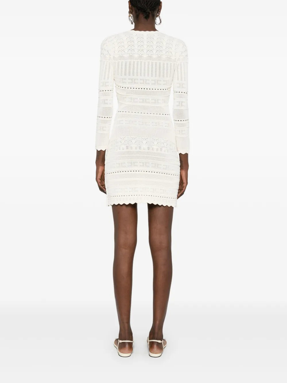 Minikleid mit Lochmuster