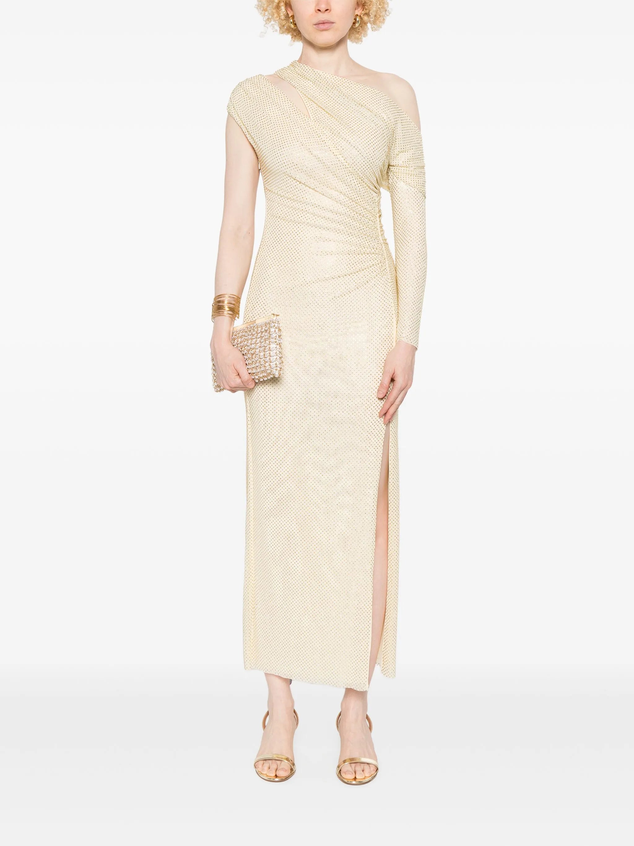 Abendkleid mit Strassverzierung
