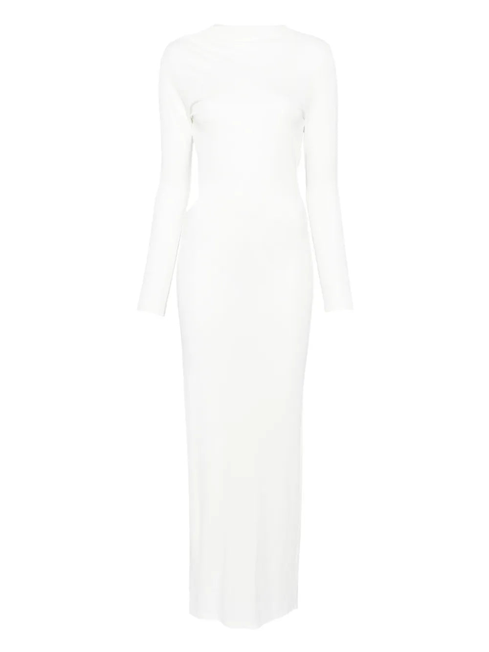 Gerafftes Maxikleid aus Jersey