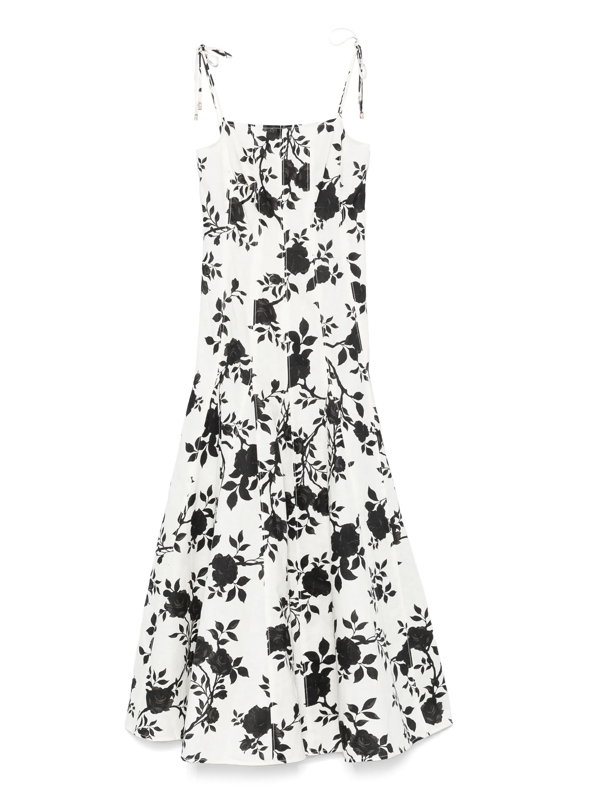 Midikleid mit Blumen-Print