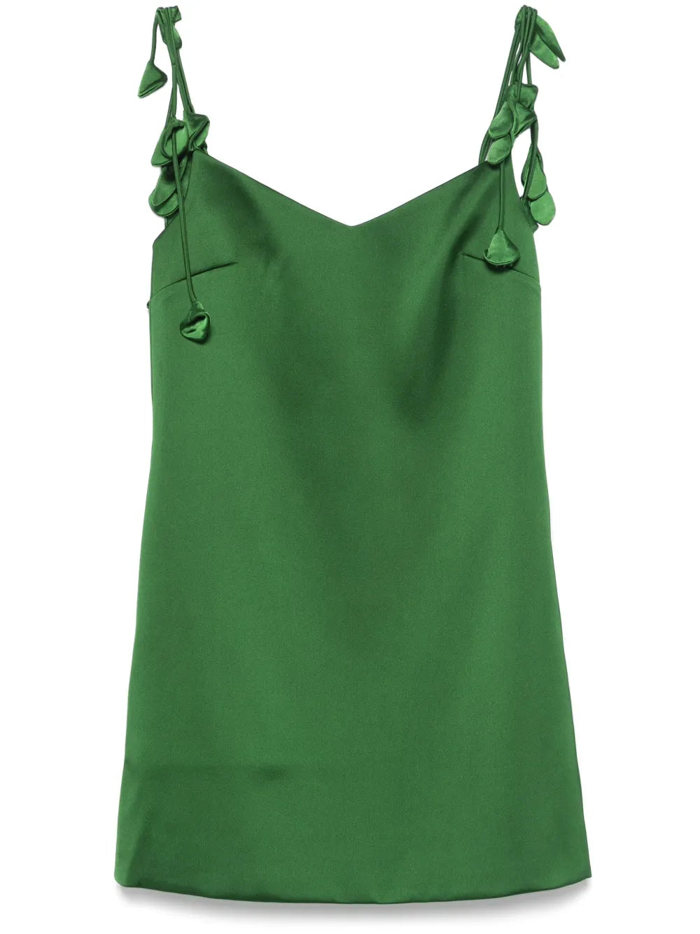 Minikleid mit Blumenverzierung