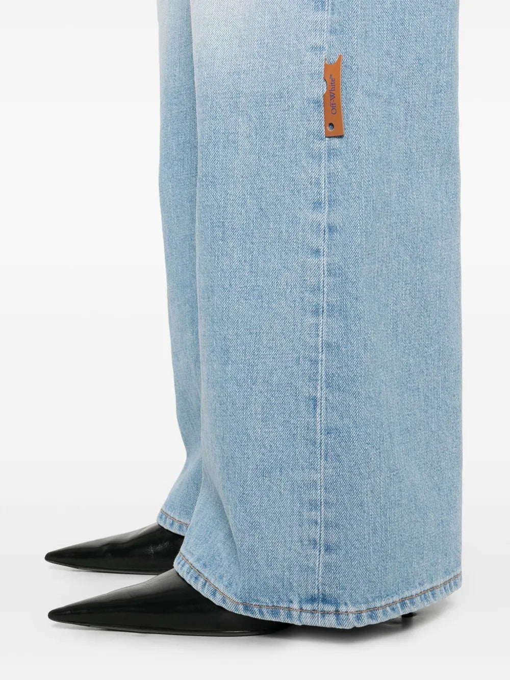 Jeans mit weitem Bein