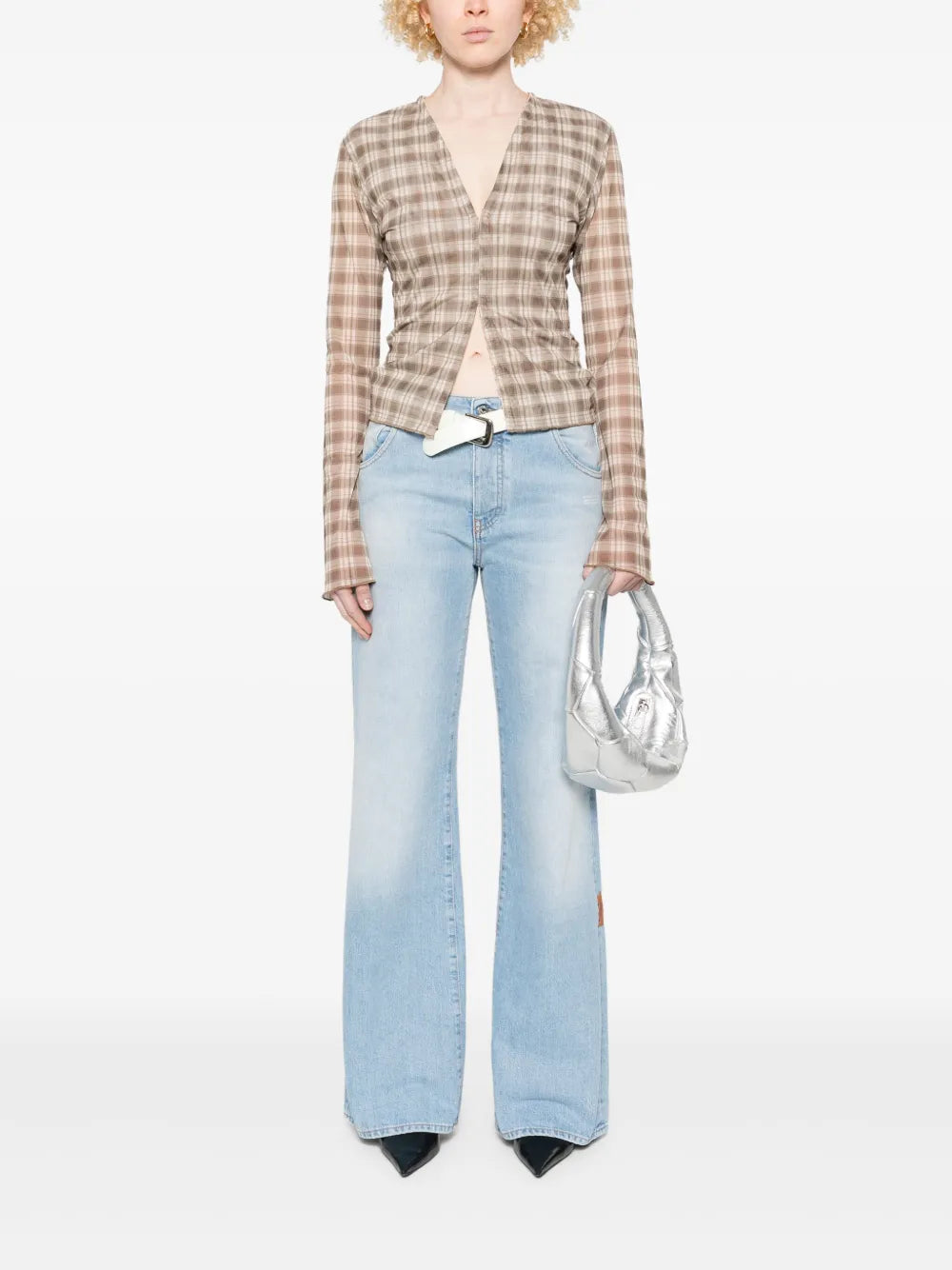 Jeans mit weitem Bein