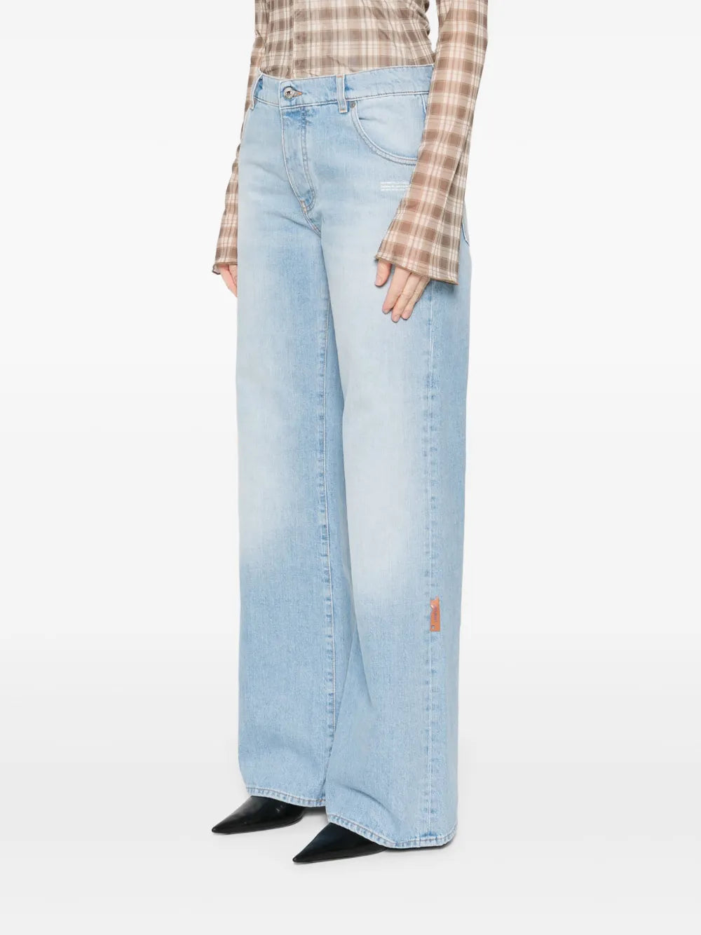 Jeans mit weitem Bein