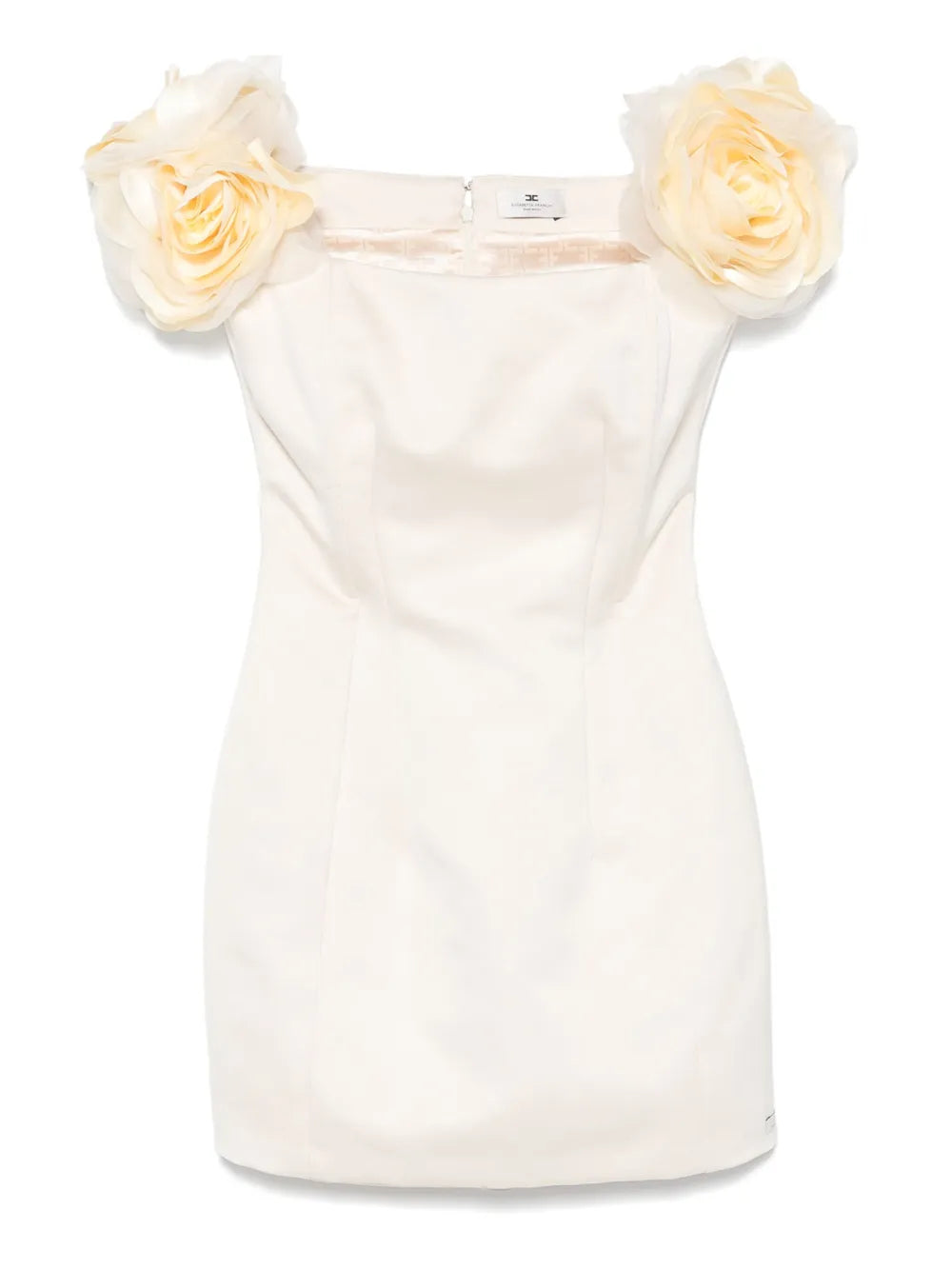 Minikleid mit Blumenapplikation