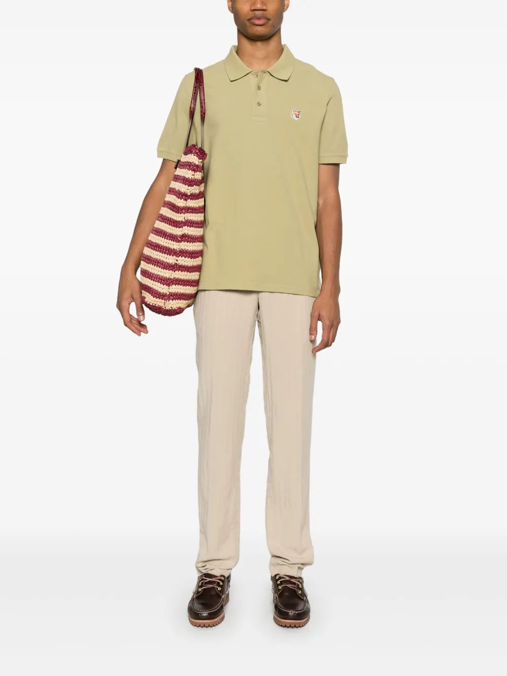 Poloshirt mit Fuchs-Patch