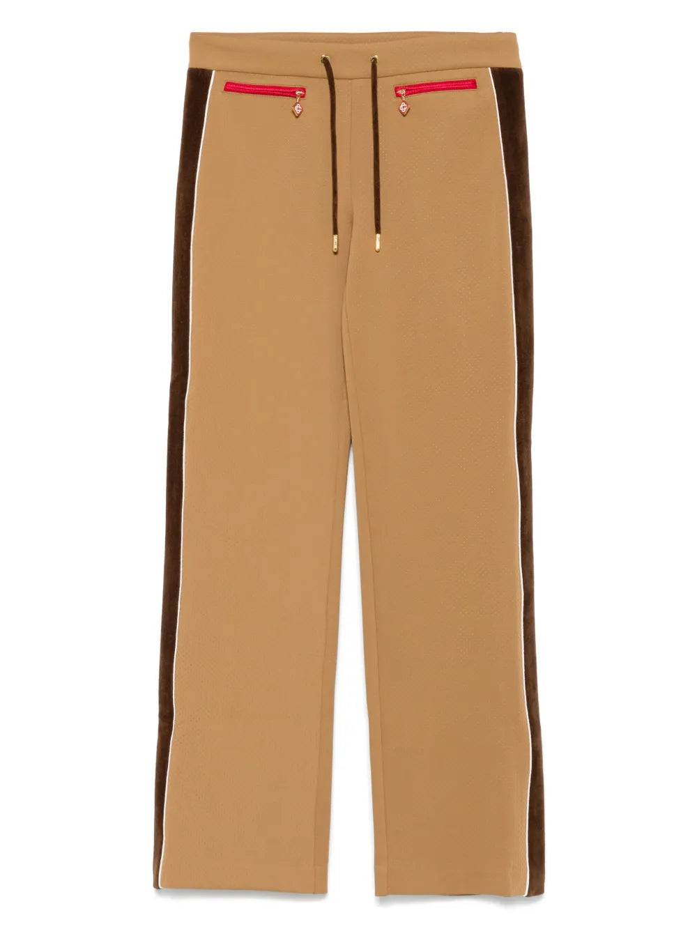 Jogginghose mit Chenille-Einsätzen