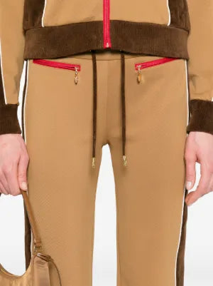 Jogginghose mit Chenille-Einsätzen