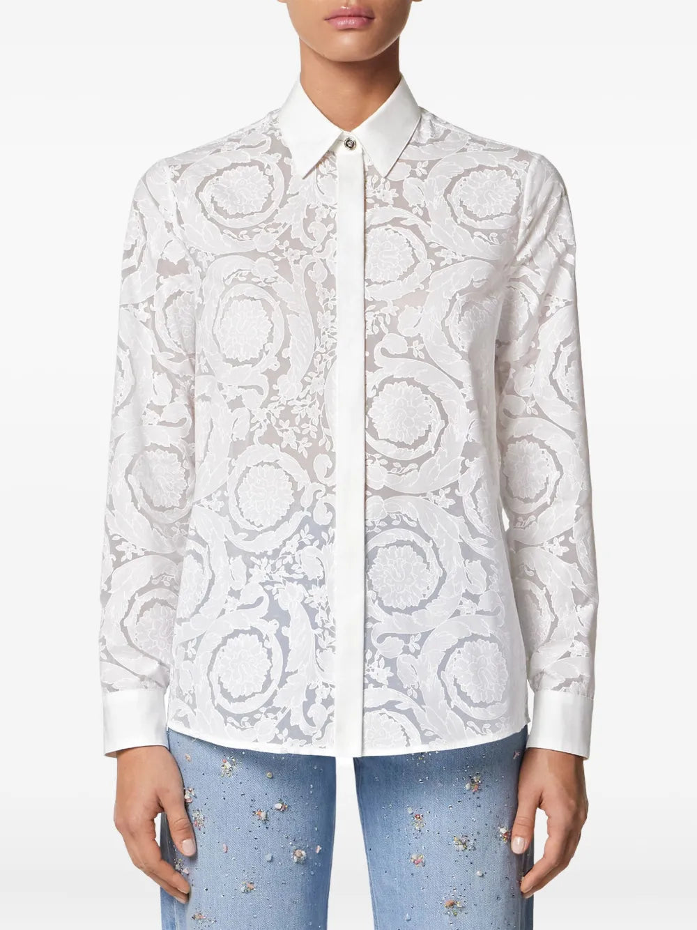 Barocco jacquard shirt