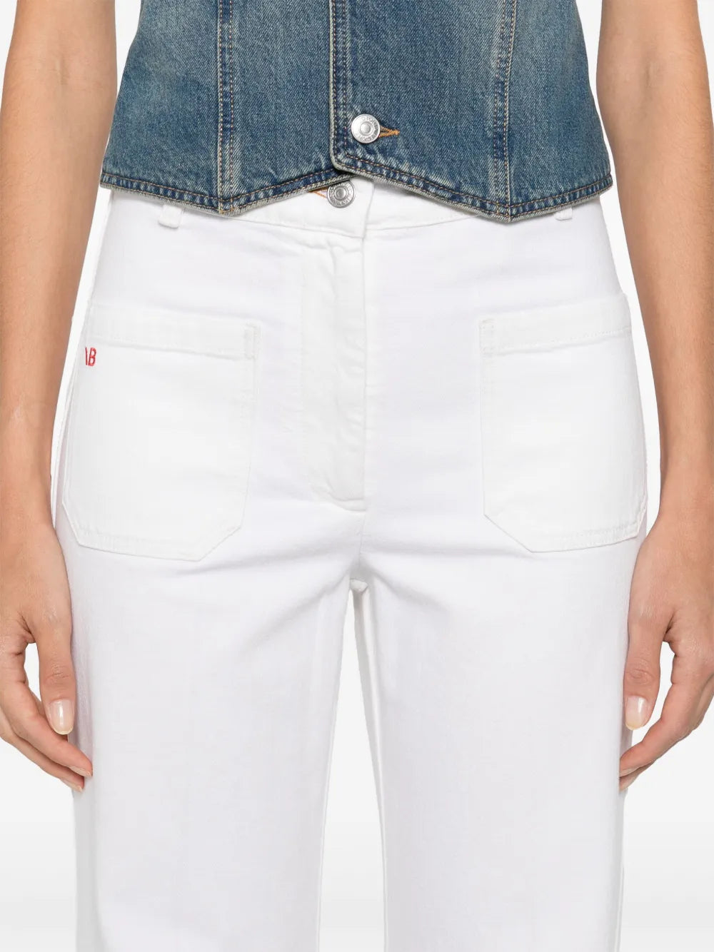 Jeans mit Logo-Detail