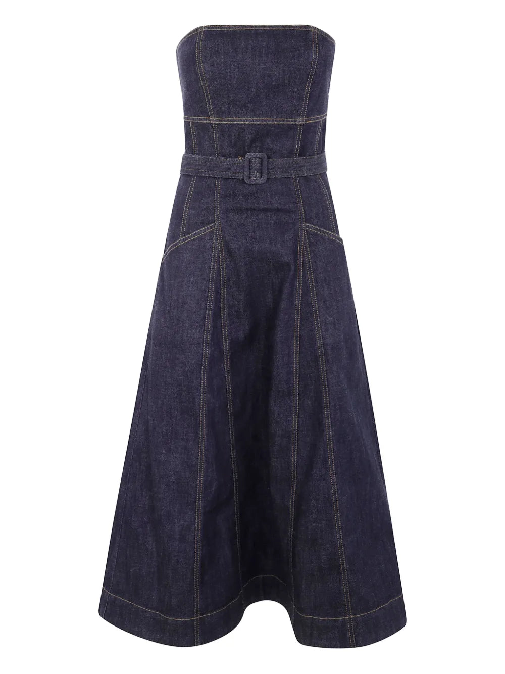 Off-shoulder midi dress