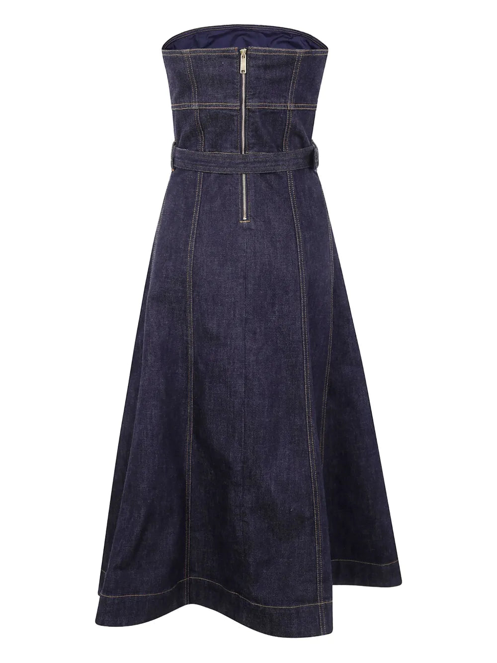 Off-shoulder midi dress