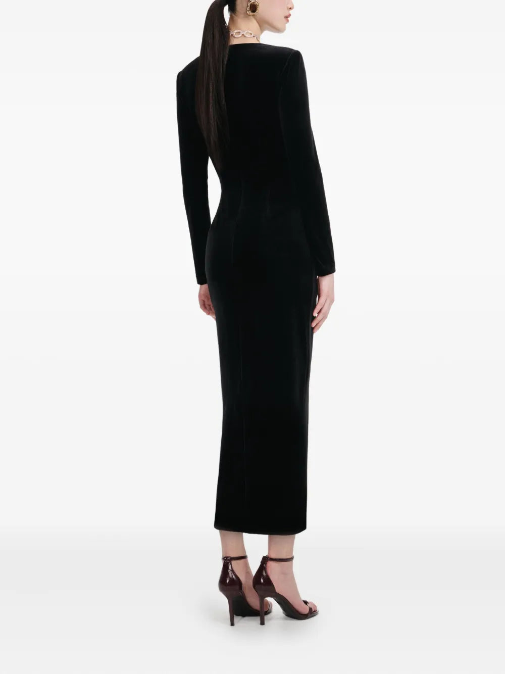Midikleid aus Samt