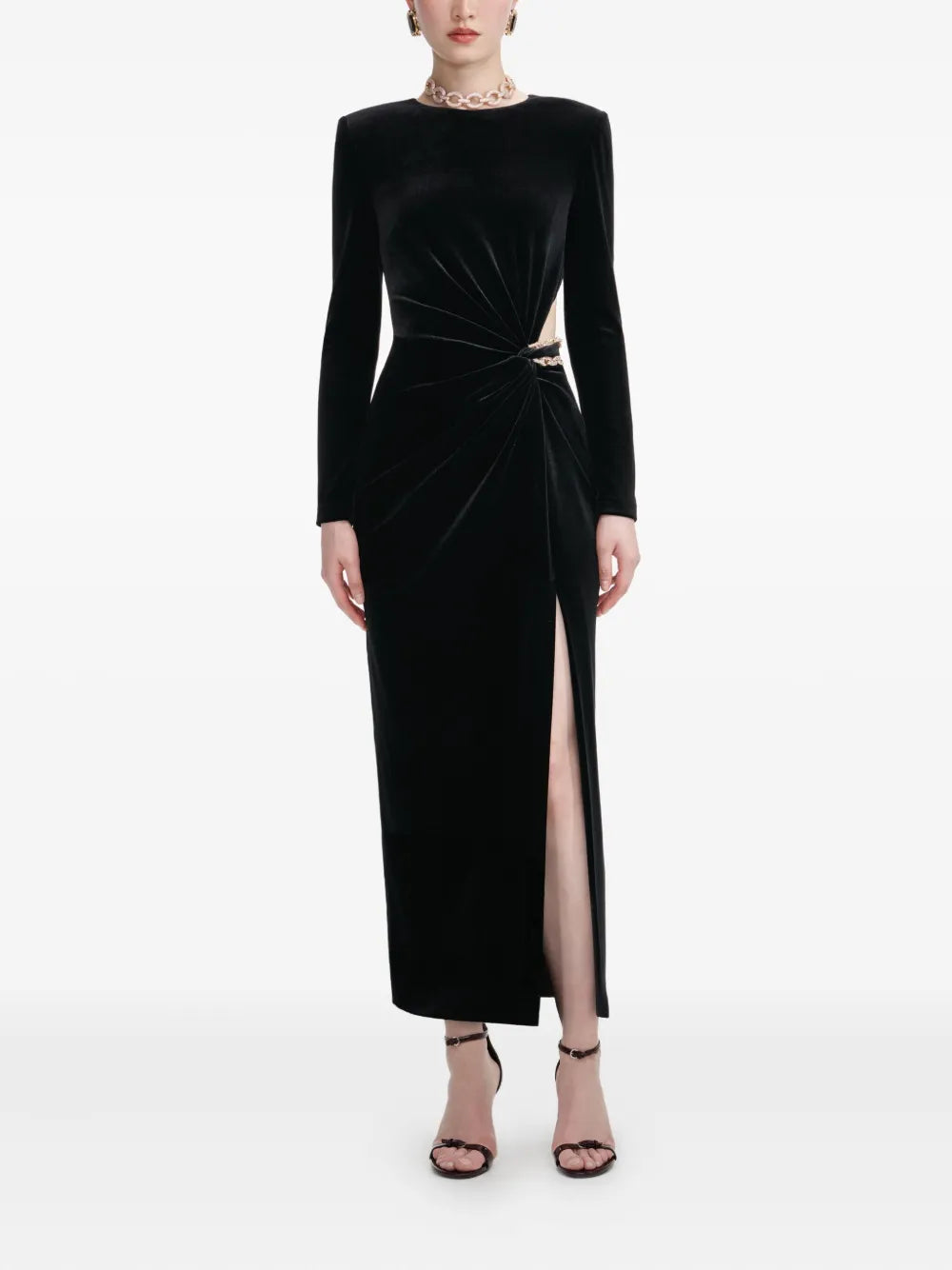 Midikleid aus Samt
