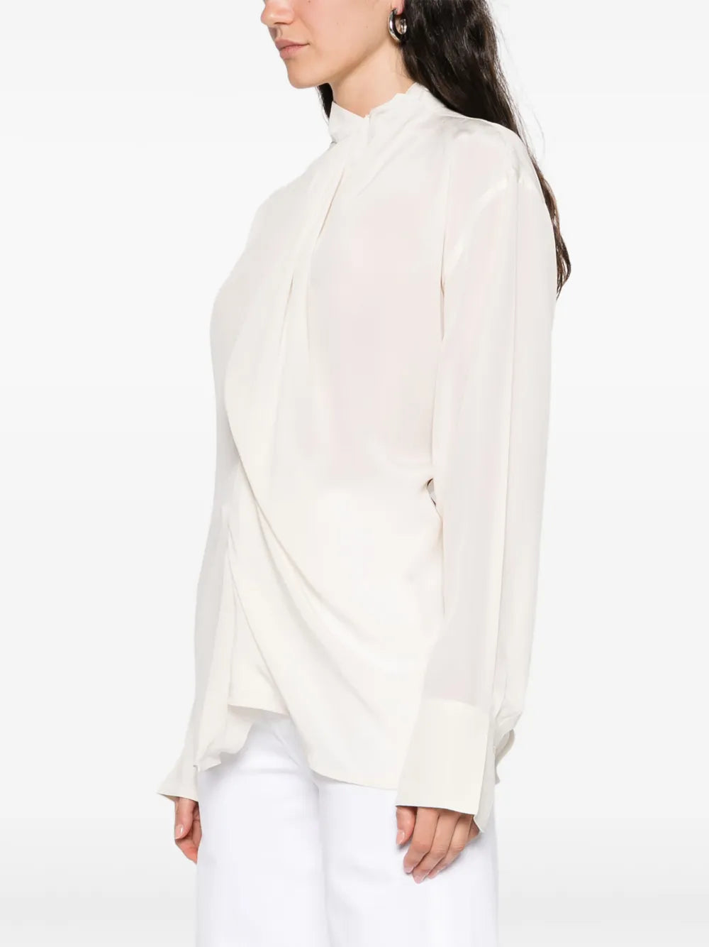 DRAPE DETAIL BLOUSE