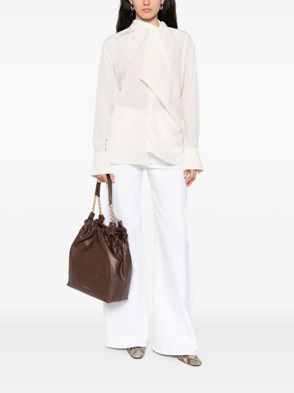 DRAPE DETAIL BLOUSE