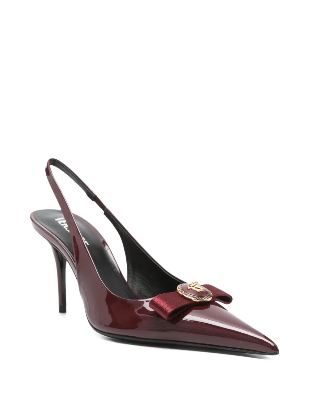Slingback-Pumps mit Gianni-Schleife 85mm