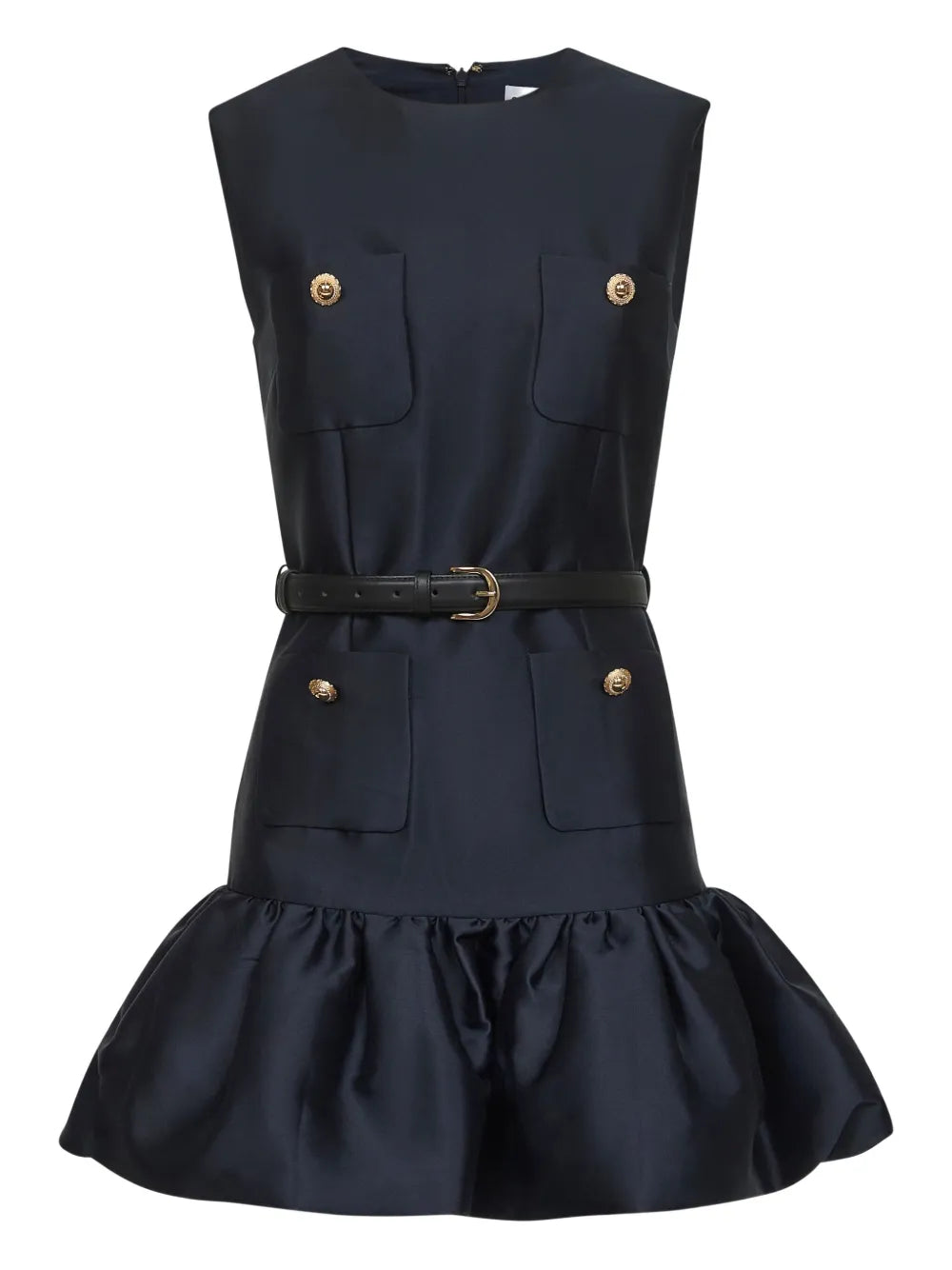 Ärmelloses Taft-Kleid