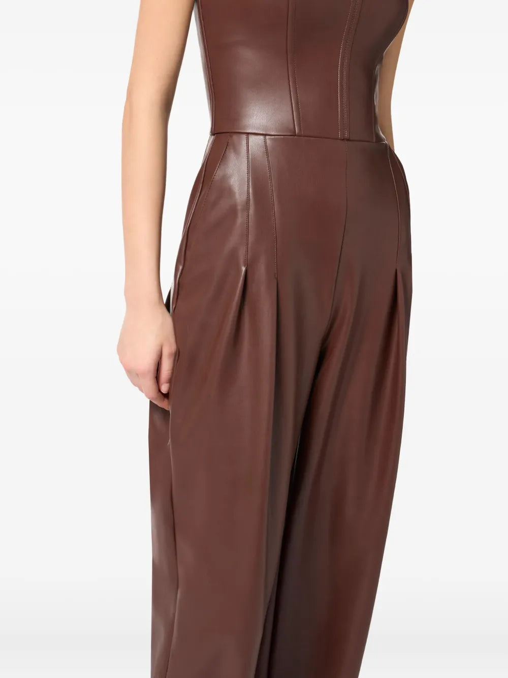 Jumpsuit mit Corsage-Detail