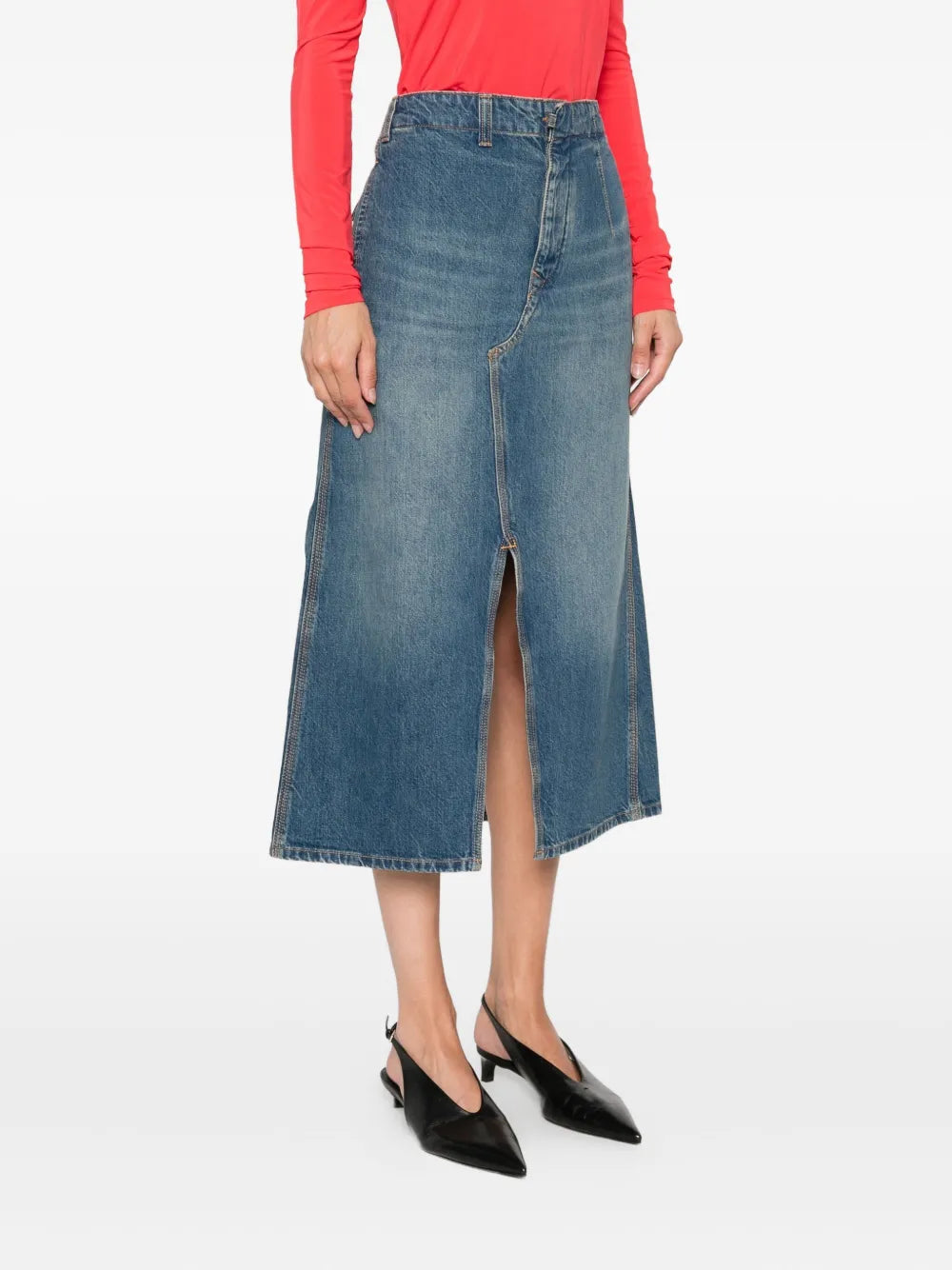 Jeansrock in A-Linie