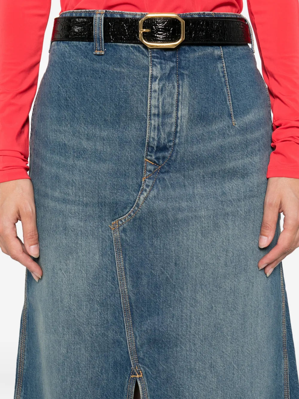Jeansrock in A-Linie