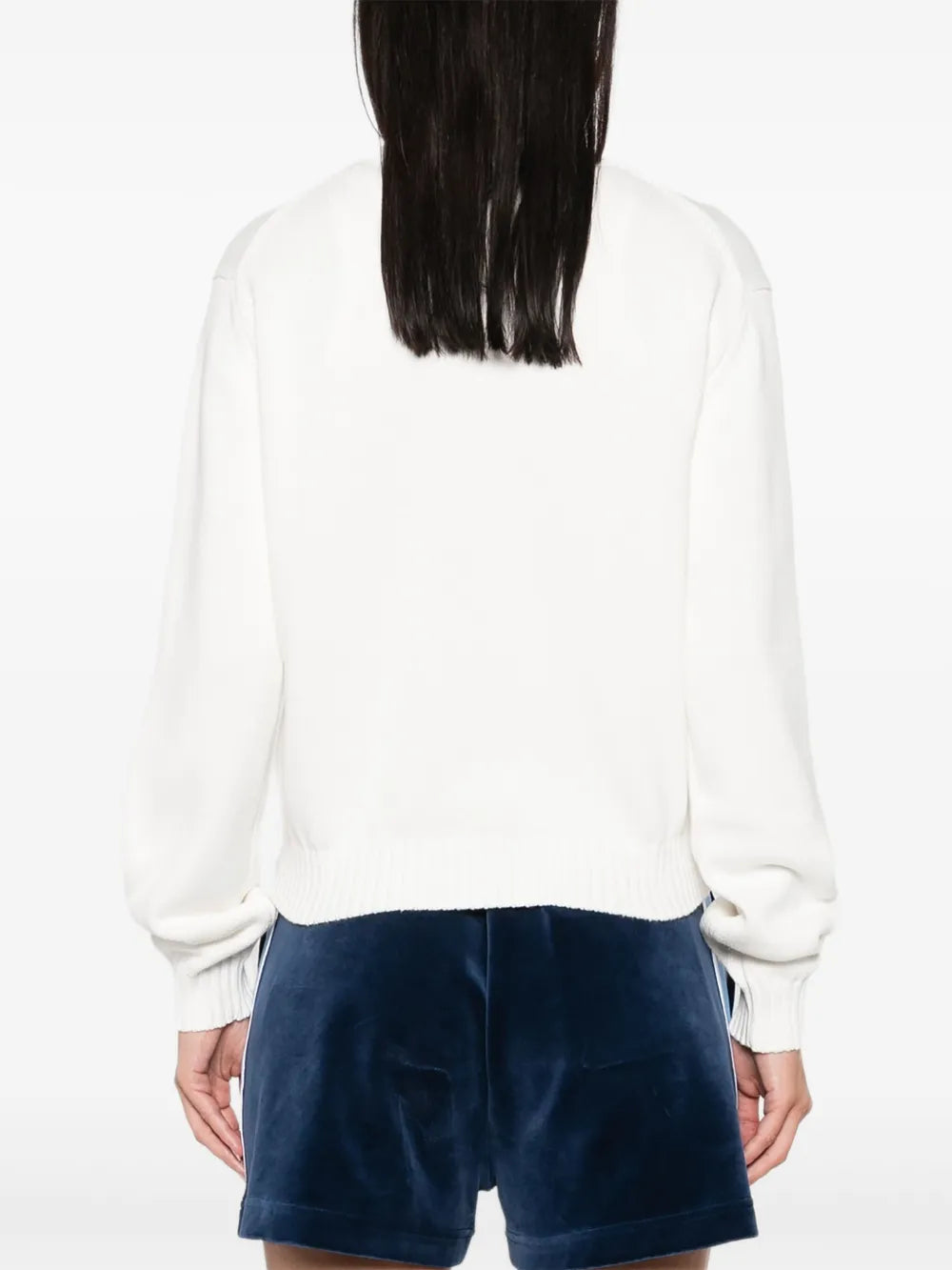 Casablanca Pullover mit Mushroom-Stickerei