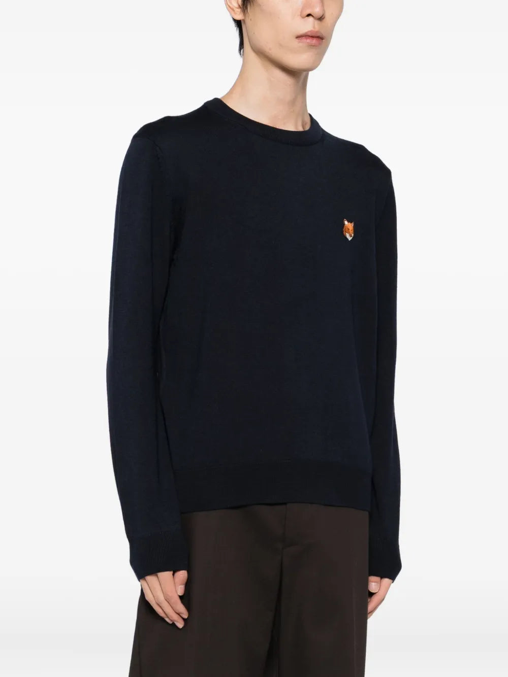 Pullover mit Bold Fox Head-Patch
