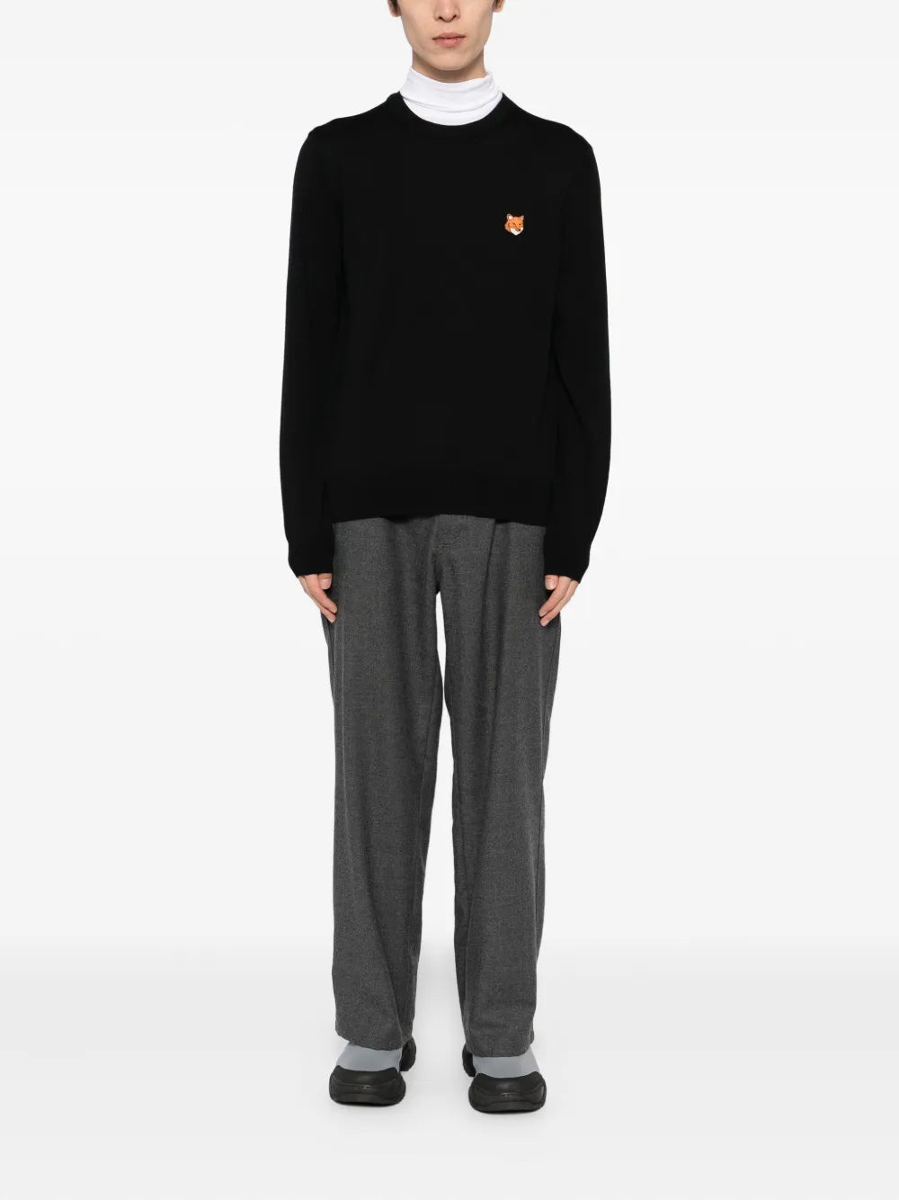 Pullover mit Logo-Stickerei