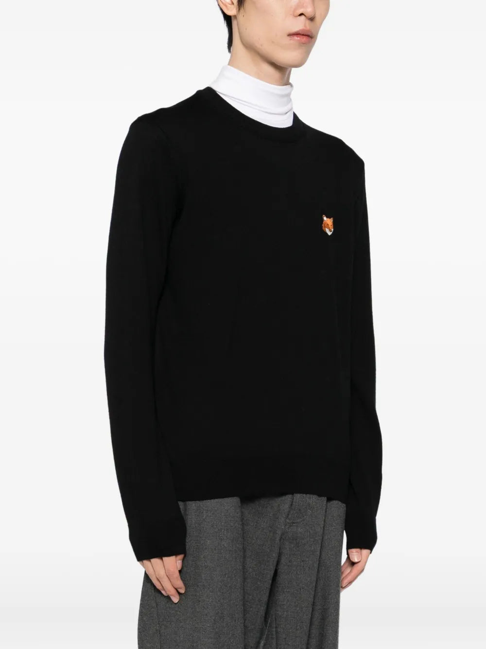 Pullover mit Logo-Stickerei