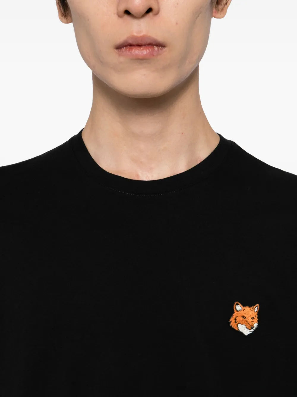T-Shirt mit Fox-Logo-Stickerei