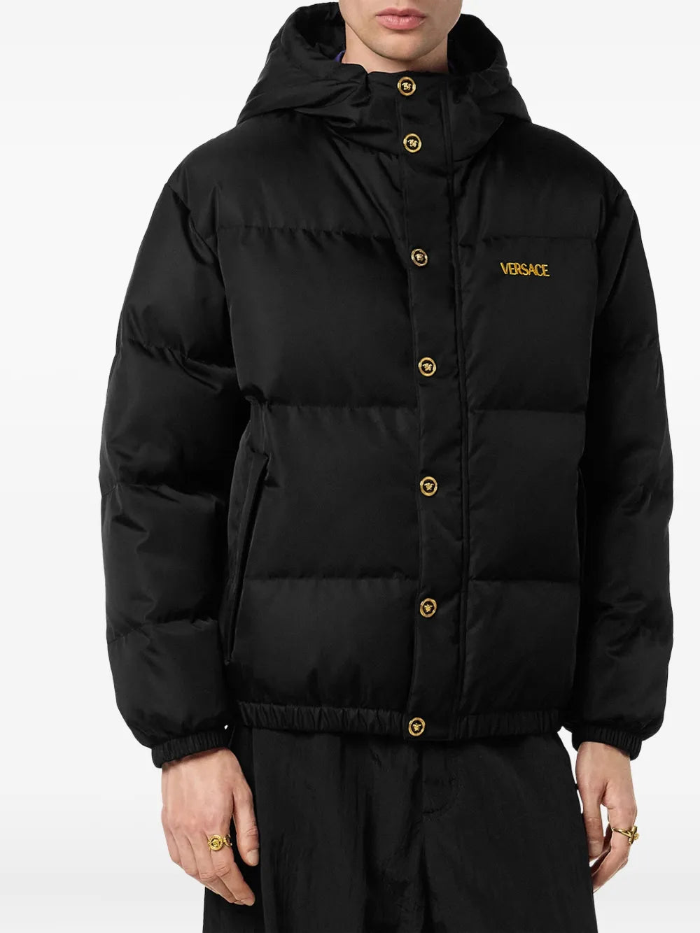 Jacke mit Logo-Stickerei