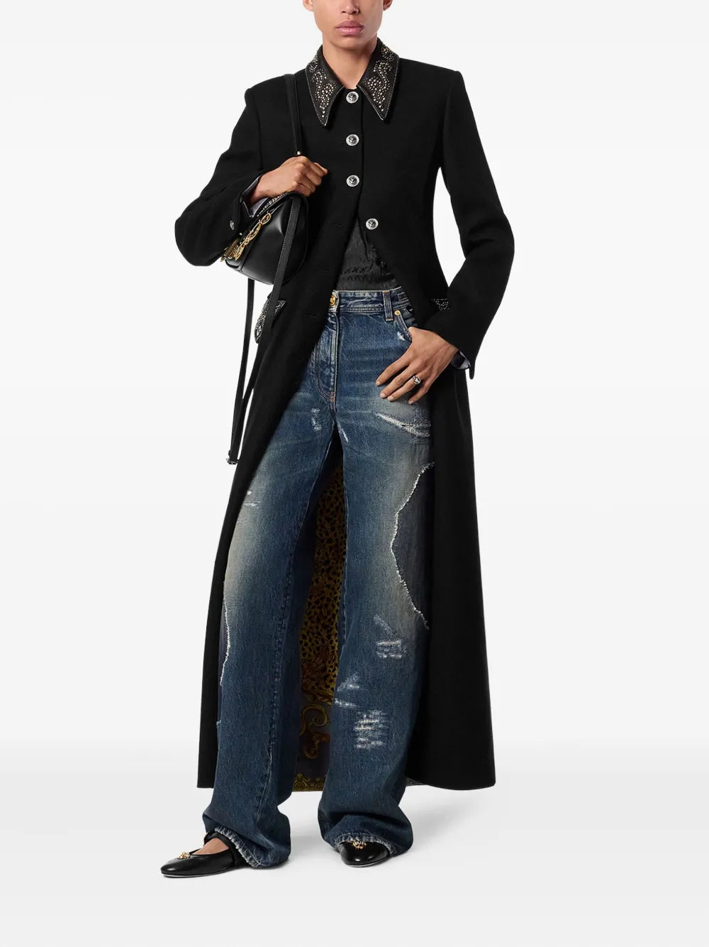 Jeans im Patchwork-Look